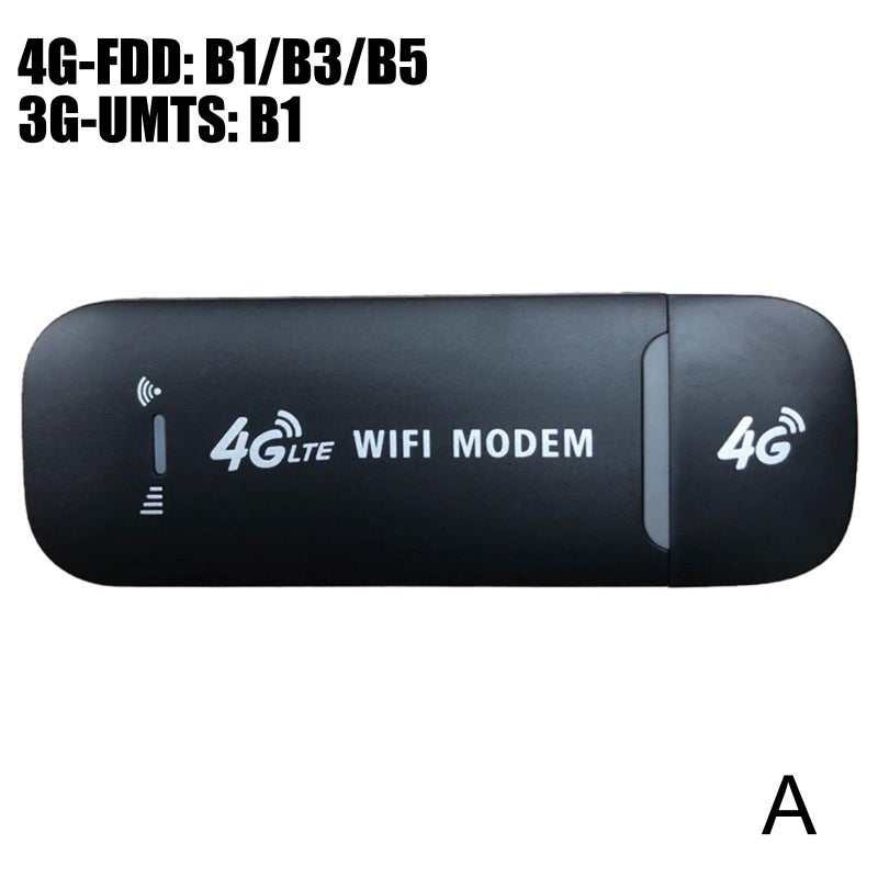 4G Wireless Internet Card Tray, 150Mbps Portable Car Internet Broadband Terminal, Plug and Play, B1/3/5 Band